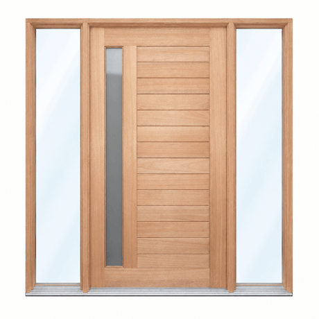 1L Horizontal Plank Pre hung options 2040/2340 - Just Doors QLD