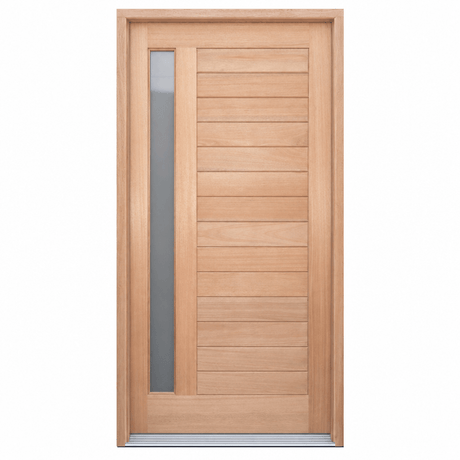 1L Horizontal Plank Pre hung options 2040/2340 - Just Doors QLD