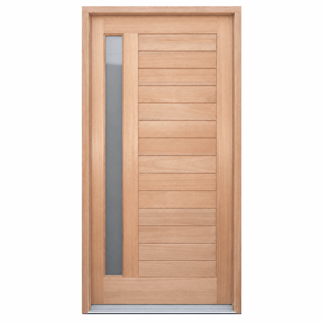 1L Horizontal Plank Pre hung options 2040/2340 - Just Doors QLD