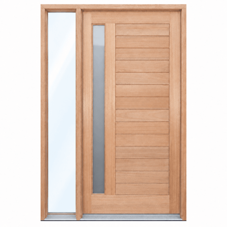 1L Horizontal Plank Pre hung options 2040/2340 - Just Doors QLD