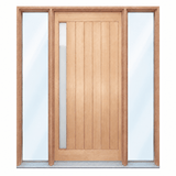 1L Vertical Plank Pre hung options 2040/2340 - Just Doors QLD