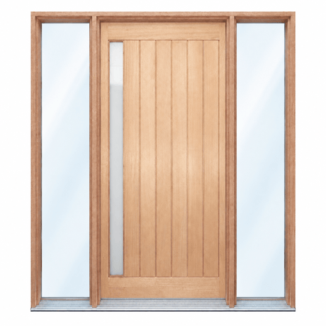 1L Vertical Plank Pre hung options 2040/2340 - Just Doors QLD