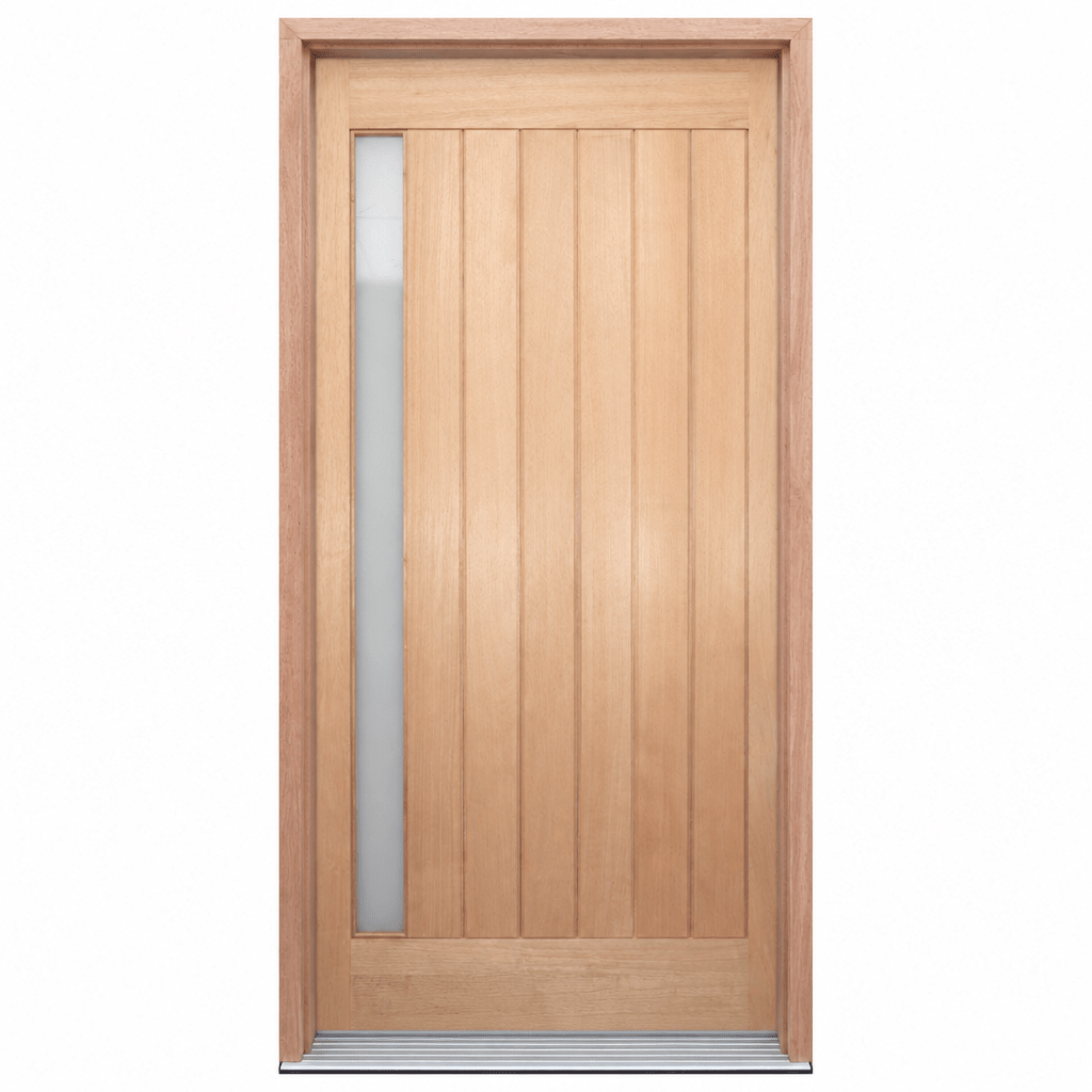 1L Vertical Plank Pre hung options 2040/2340 - Just Doors QLD