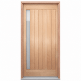 1L Vertical Plank Pre hung options 2040/2340 - Just Doors QLD