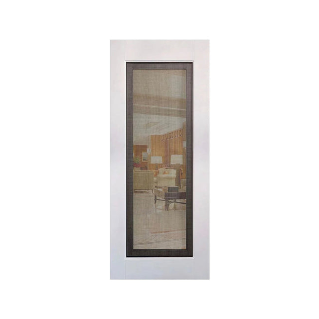 2 in 1 - 1P Pre Primed with Security screen & Clear Glass - Just Doors QLD