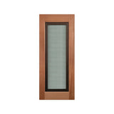 2 in 1 - 1P Timber with Security screen - Just Doors QLD
