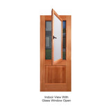2 in 1 - 2P with Security screen - Just Doors QLD