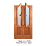 2-in-1 Traditional Style Breeze 1200 Door, Security Screen & Frame Package - Just Doors QLD