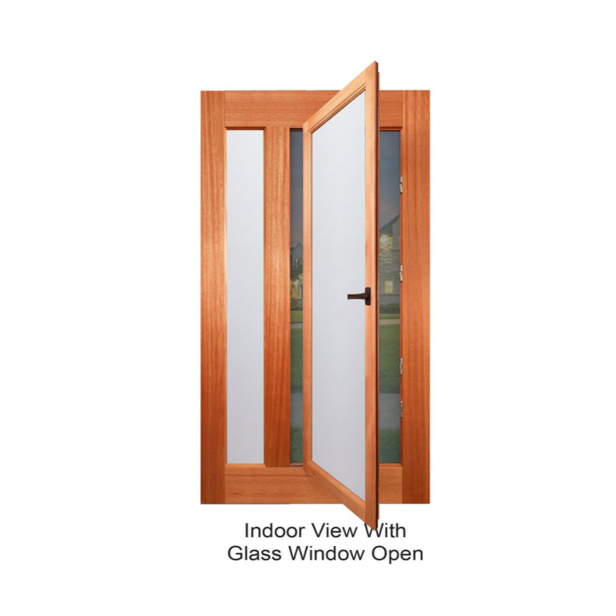 2-in-1 Vertical Style Breeze 1200 Door, Security Screen & Frame Package - Just Doors QLD