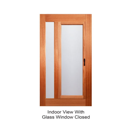 2-in-1 Vertical Style Breeze 1200 Door, Security Screen & Frame Package - Just Doors QLD