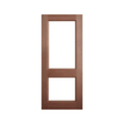 2 Lite Glass Back and Laundry Door – GD-2L - Just Doors QLD