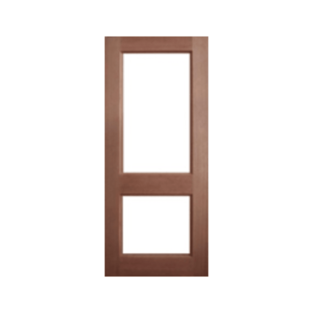 2 Lite Glass Back and Laundry Door – GD-2L - Just Doors QLD