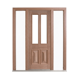 2 Lite Timber Door with Cricket Bat and Heavy Moulding – GD-TD5 2040mm – Pre-Hung