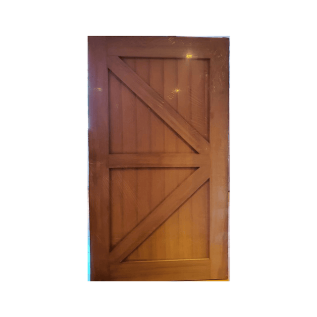 2 Panel Braced Timber Barn Door – BD-2PC - Just Doors QLD