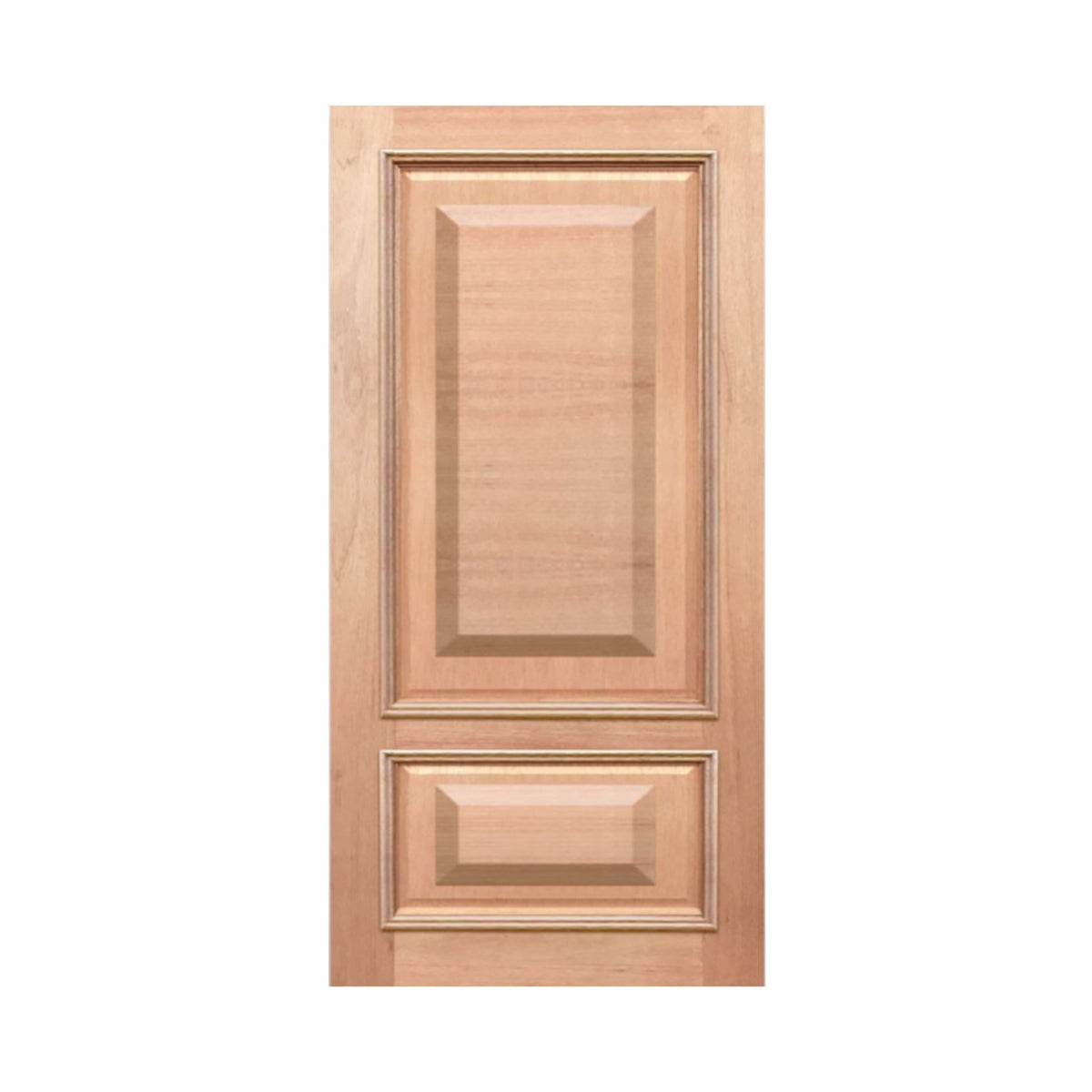 2P (HM & CB) Solid Timber Door – Heavy Moulding & Cricket Bat Maple Hardwood French Door - Just Doors QLD