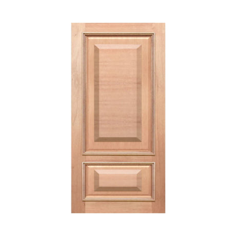 2P (HM & CB) Solid Timber Door – Heavy Moulding & Cricket Bat Maple Hardwood French Door - Just Doors QLD