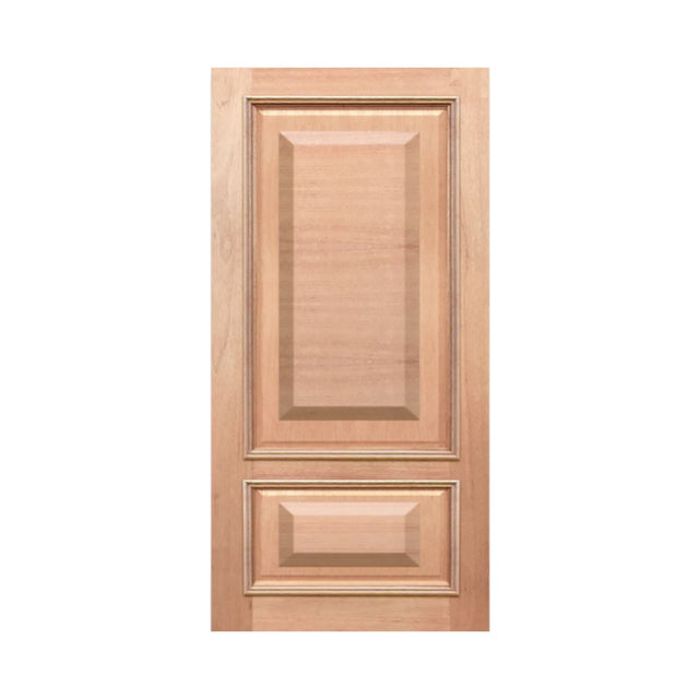 2P (HM & CB) Solid Timber Door – Heavy Moulding & Cricket Bat Maple Hardwood French Door - Just Doors QLD