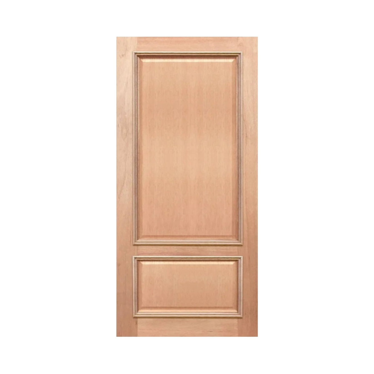 2P (HM) Solid Timber Door – Heavy Moulding Maple Hardwood French Door - Just Doors QLD