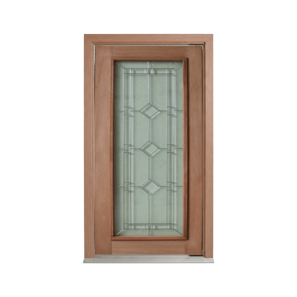 3 Diamond Triple Glazed Leadlight Door – TG-3 Diamond 2040mm – Pre-Hung