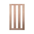 3-Lite 1200 x 2040 x 40mm Vertical Large Door & Frame Package - Just Doors QLD