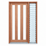3L Vertical 1200 Pre hung doors 2040/2340 options - Just Doors QLD