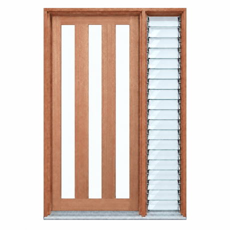 3L Vertical 1200 Pre hung doors 2040/2340 options - Just Doors QLD