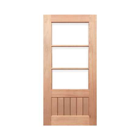 3L-VGroove Solid Timber Door 40mm - Just Doors QLD