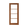 4 Lite French Timber Door – GD-4L - Just Doors QLD