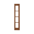 4 Lite French Timber Sidelight – SL-4L - Just Doors QLD