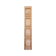 4 Panel Side Lite with Cricket Bat and Heavy Moulding - Just Doors QLD