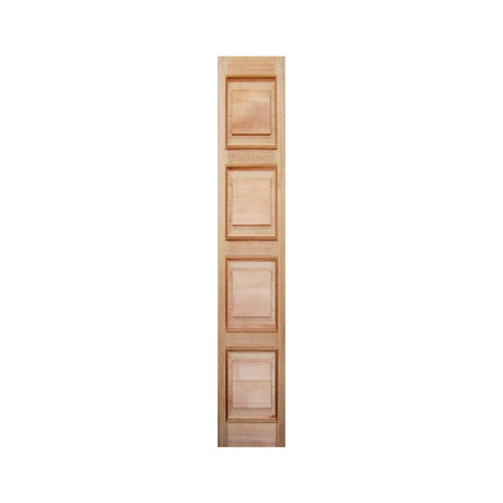 4 Panel Side Lite with Cricket Bat and Heavy Moulding - Just Doors QLD