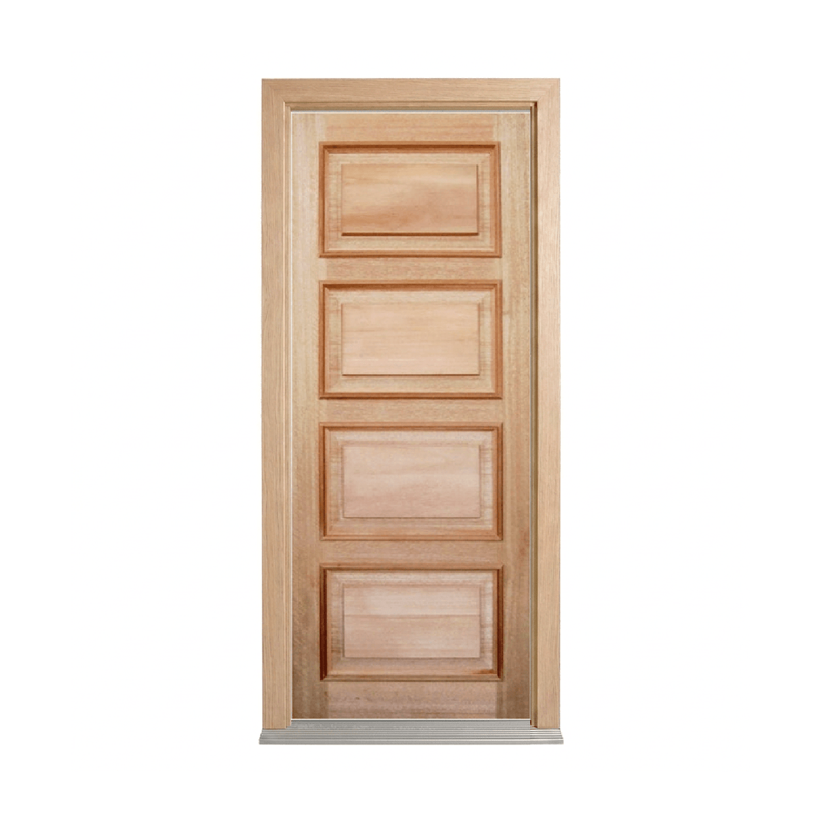 4 Panel Timber Door with Cricket Bat – SP-4PCB 2040 & 2340mm – Supplied & Installed