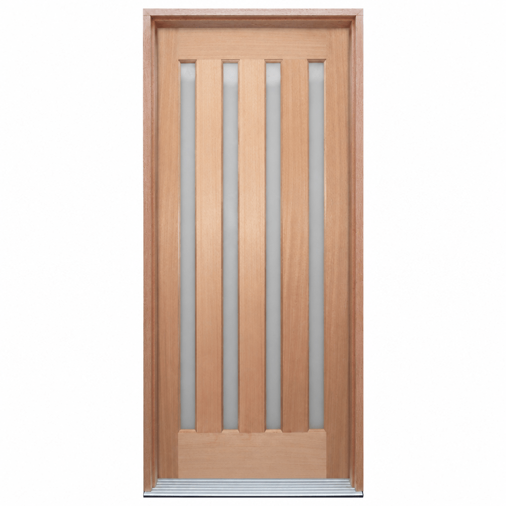 4L Vertical 1000/1100 x 2040 Pre hung - Just Doors QLD