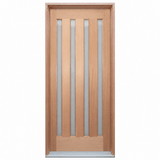 4L Vertical 1000/1100 x 2040 Pre hung - Just Doors QLD