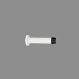 Zanda Skirting Mount Door Stop 85mm - Matt White