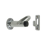 Zanda Door Stop and Holder - Brushed Nickel