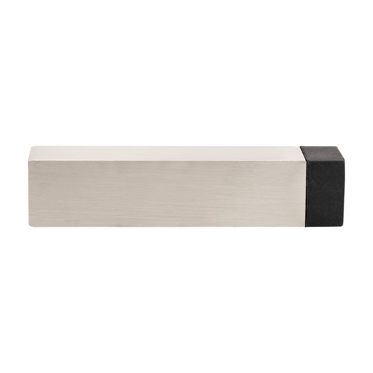 Zanda Square Skirting Door Stop 80 x 19 x 19mm - Brushed Nickel
