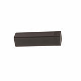 Zanda Square Skirting Door Stop 80 x 19 x 19mm - Matt Black