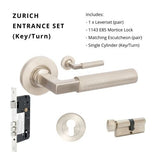 Zanda Zurich - Brushed Nickel