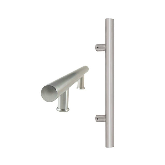 Zanda Round Profile Pull Handle - Stainless Steel design and finish reference