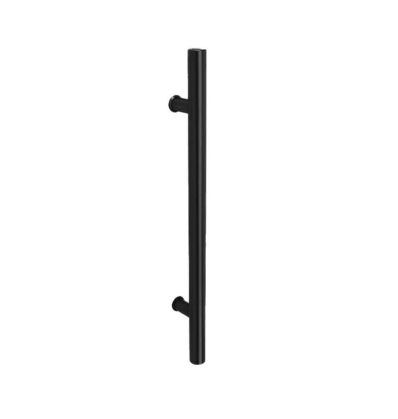 Zanda Round Profile Pull Handle - Matt Black design and finish reference