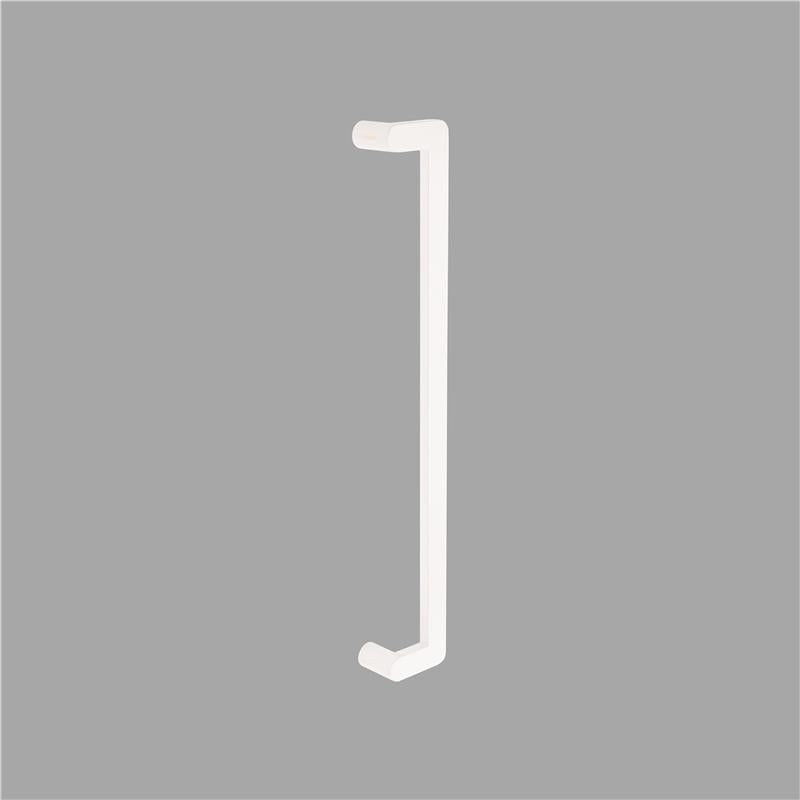 Zanda Duke Offset Pull Handle - Matt White design and finish reference
