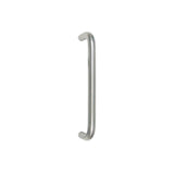 Zanda D Pull Handle Rear Fix - Stainless Steel design and finish reference