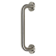 Zanda D Pull Handle on Rose - Stainless Steel design and finish reference