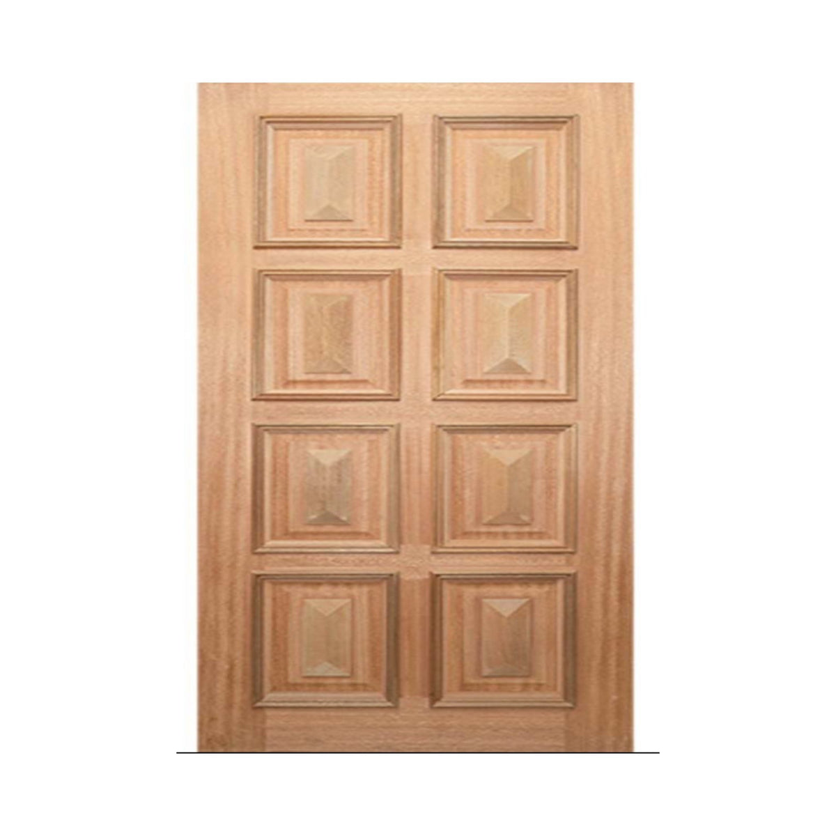 8 Panel Timber Door with Cricket Bat and Heavy Moulding – SP-8PS - Just Doors QLD