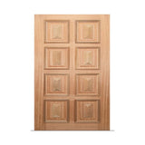 8 Panel Timber Door with Cricket Bat and Heavy Moulding – SP-8PS - Just Doors QLD