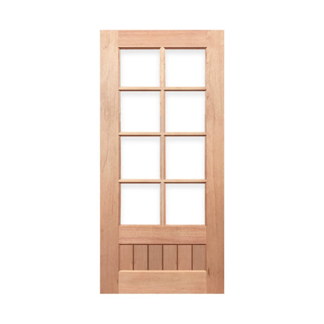8L-VGroove Solid Timber Door 40mm - Just Doors QLD
