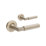 Zanda Zurich Fluted Door Handles - Brushed Nickel