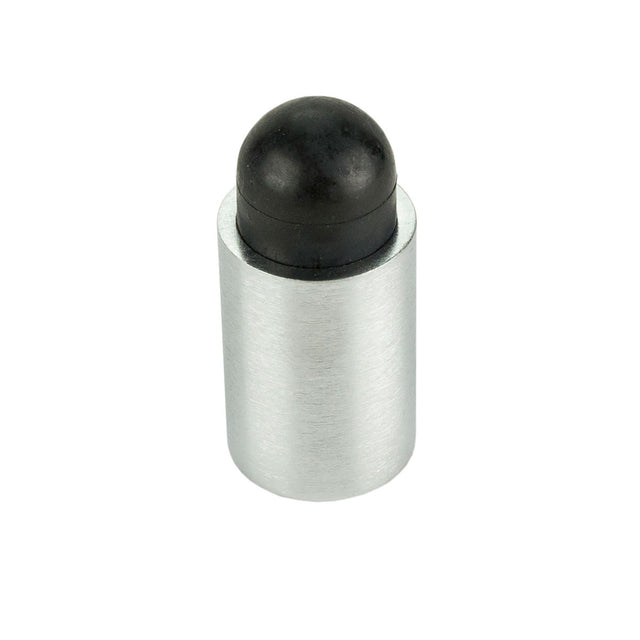 Zanda Skirting Mount Door Stop 35 x 75mm - Satin Chrome