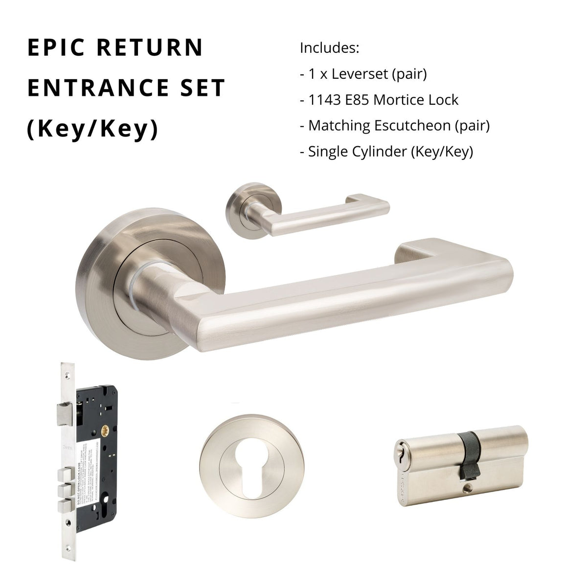 Zanda Epic Return - Brushed Nickel - 10004.1.BN